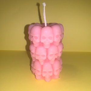 Scary Skull Stack Candle 💀 🕯